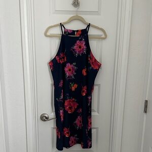 Floral Navy Dress